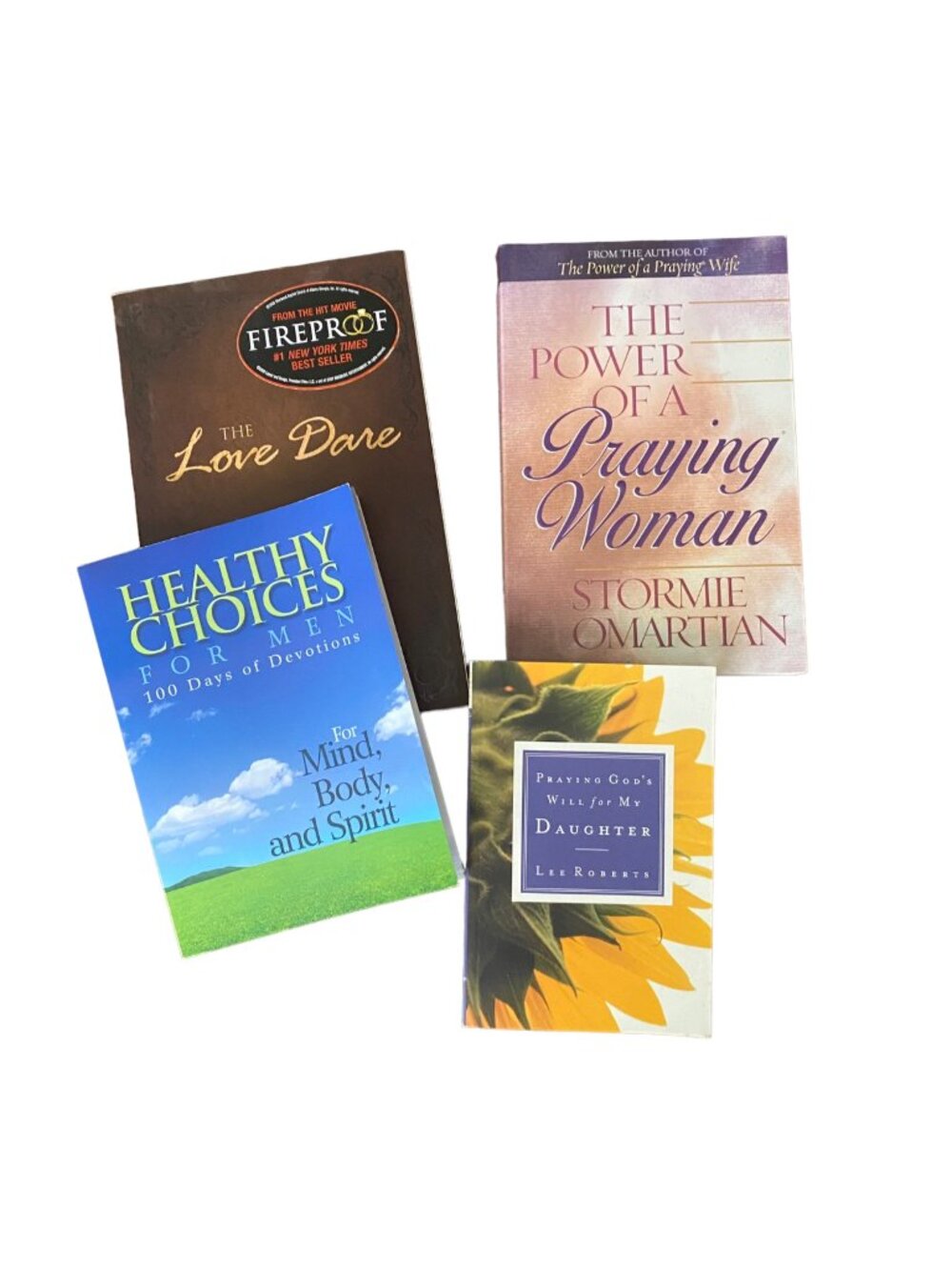 LOT Four Paperwork Unused Christian Devotional‎ Books Men Women